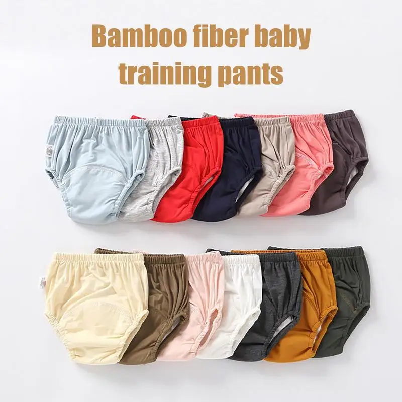 

Kids Pee Learning Pants Training Underwear Water Absorbent Breathable Sustainable Diapers Potty Training Covers Underpants