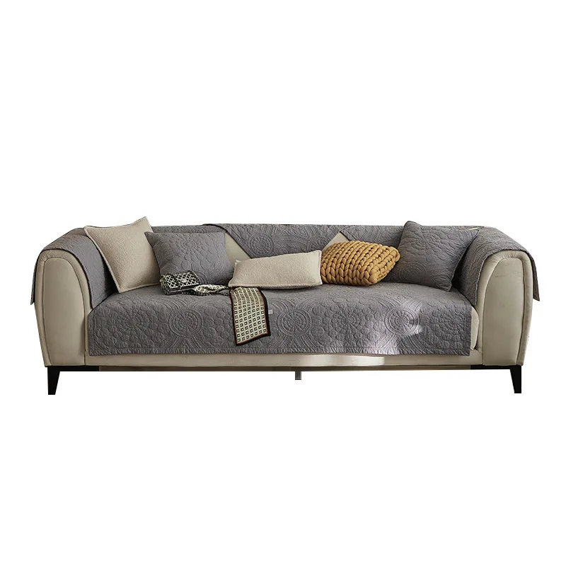 

Modern Sofa Cover Cushion Sofa Towel Four Season Universal Non-slip Slipcover Nordic Velvet Sofa Covers For Living Room 3 Seater