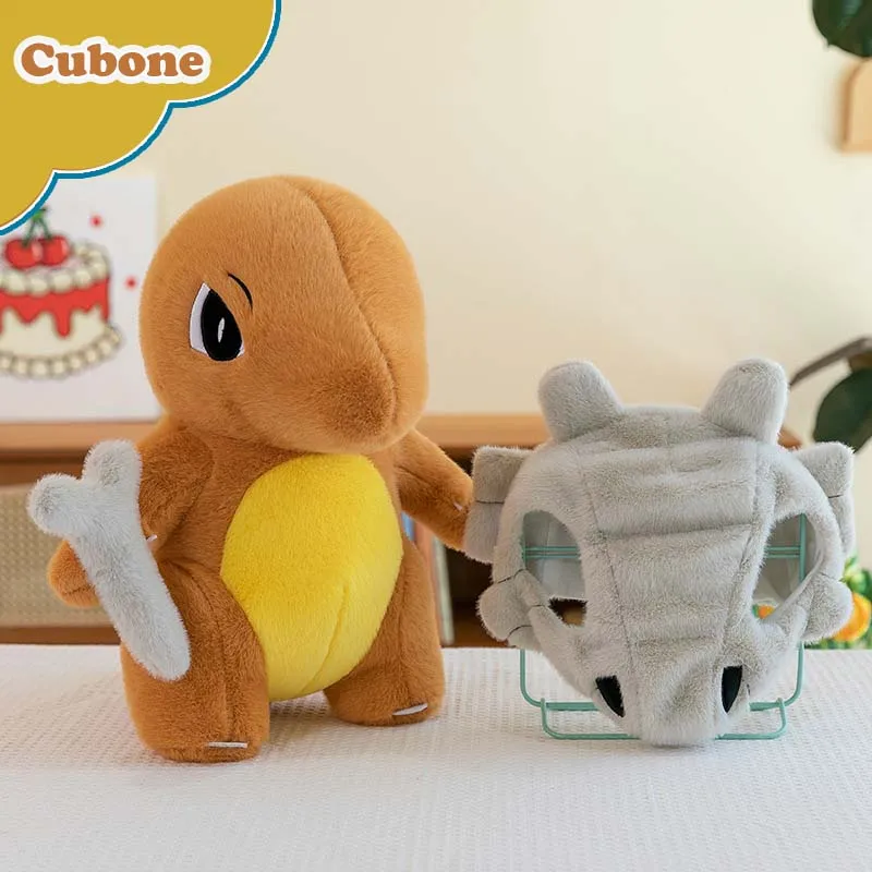 Плюшевые игрушки Pokemon Cubone плюшевые куклы Pokémon аниме 45/70 см кавайная подушка