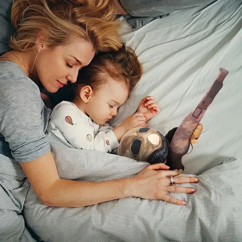 Мультяшная мягкая плюшевая игрушка-рулетка для детей