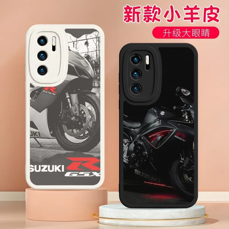 

Suzuki Motorcycle Phone Case FOR Oppo A52 A55 A57 A92 A93 A93S A96 REN O5 06 07 08 PRO SE Plus K10 FIND X3 X5 A97 Lambskine