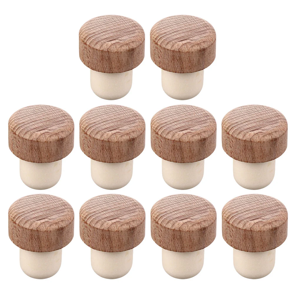 

Bottle Wooden Cork Corks Stoppers Stopper Bottles Plug Wood Replacement Closure Cover Decorative Caps Sealing Natural Saver