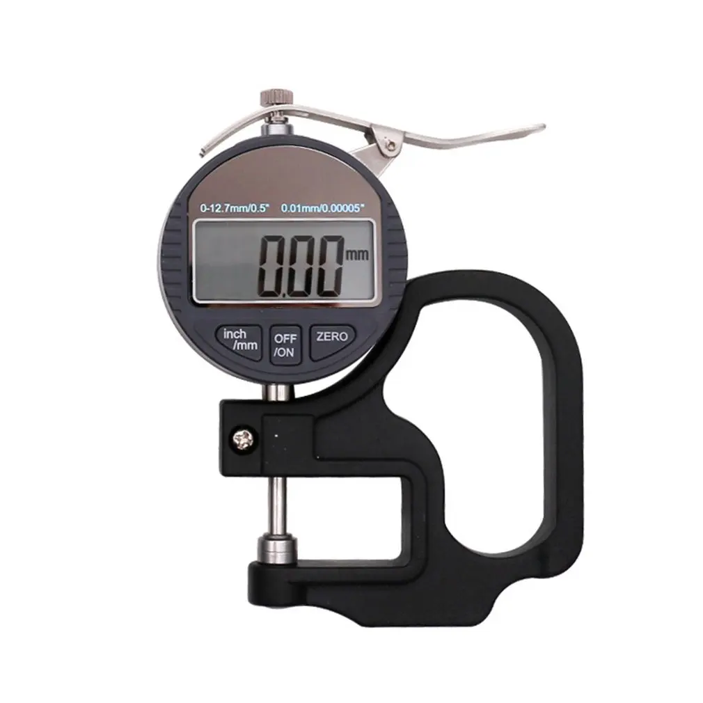 

Portable Digital Thickness Gauge 0.01/0.001mm Range Electronic Micrometer inch/Metric Electronic Percentage Thickness Meter
