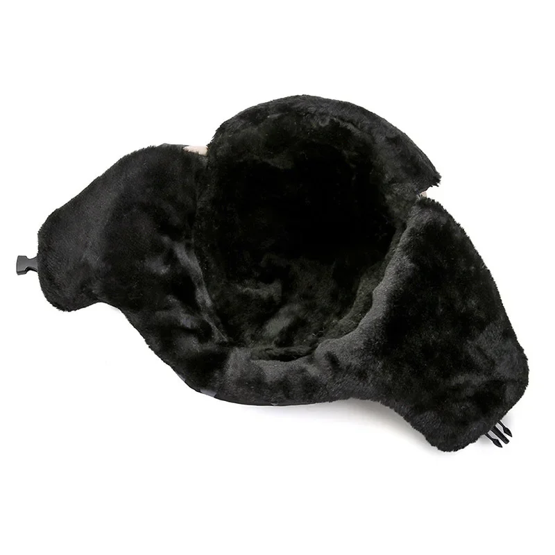 Ушанка шапки-бомберы пилотная траппер шапка-авиатор зимняя шапка-ушанка из