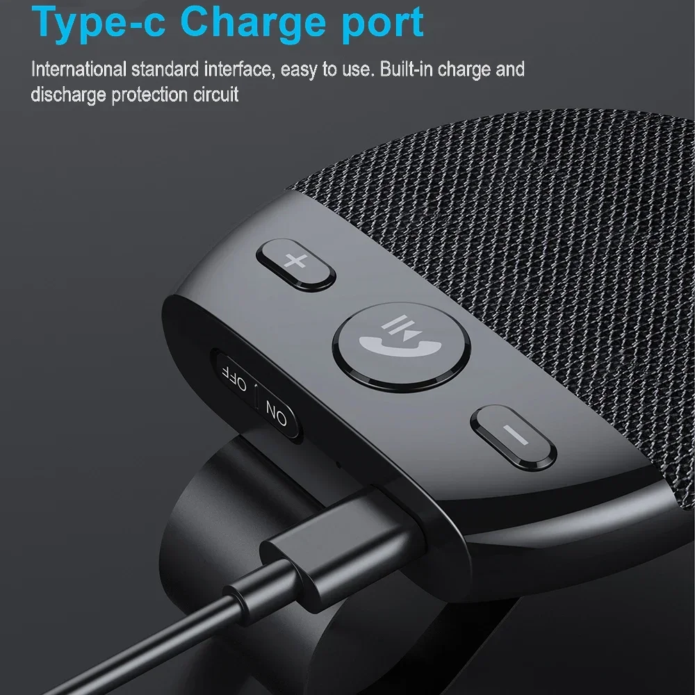 YABA Беспроводные автомобильные Bluetooth-колонки Громкая связь Bluetooth Солнцезащитный