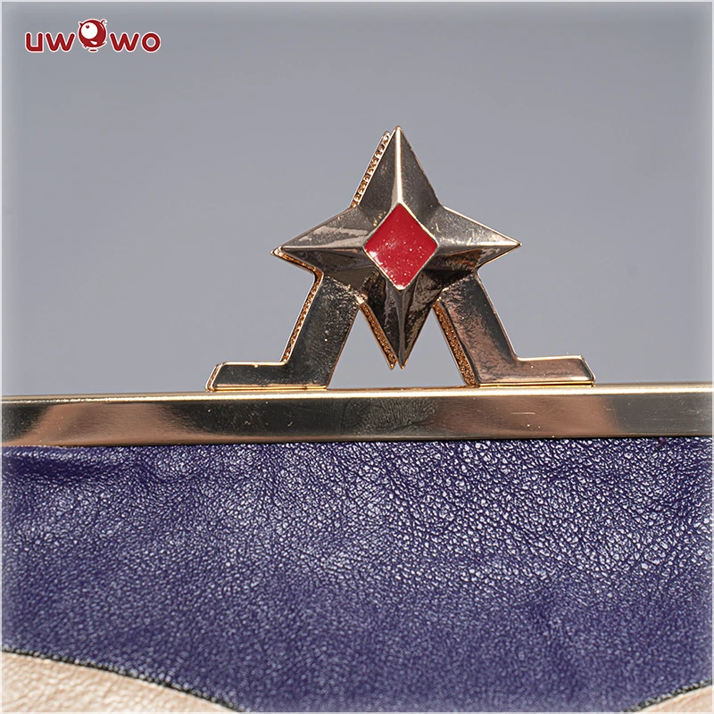 PRE-SALE UWOWO Genshin Impact Cosplay Mona сумка Аксессуары для костюма один Mora портмоне с цепочкой