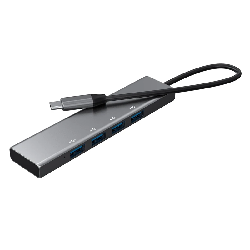 

Type C Docking Station 1 Drag 4 Multifunctional HUB USB3.0 Adaptor For Splitter Cable Adapter