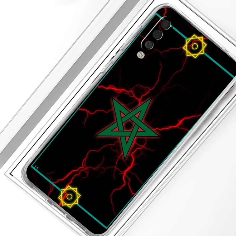 Обложка с флагом Марокко для паспорта Samsung Galaxy A14 чехол A50 A70 A30 A40 A20E A10S A20S A02S A04S A12 A22