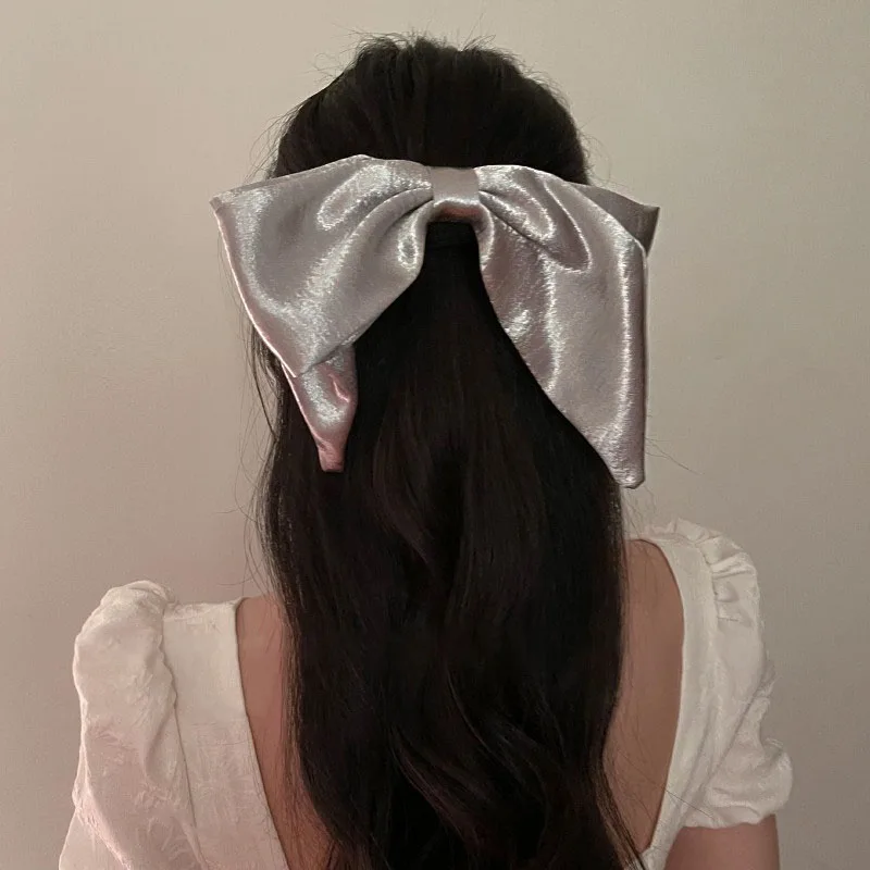 Женские весенние заколки в стиле ретро с бантом