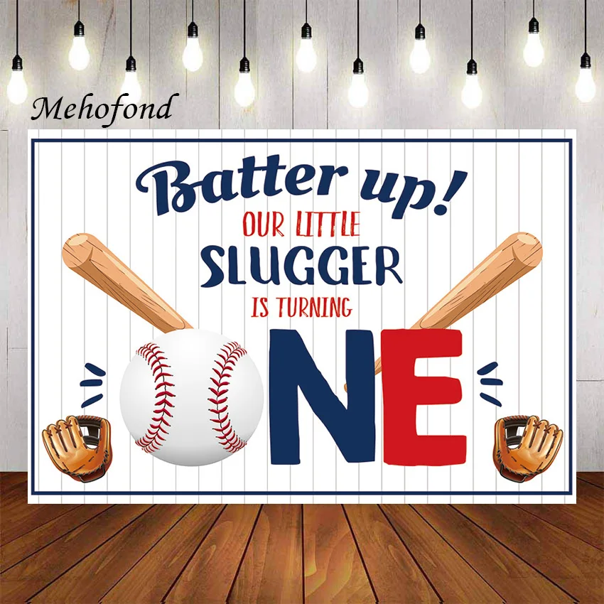 

Фон для фотосъемки Mehofond спортивный бейсбольный мяч белая полоса для мальчика украшение на 1-й День рождения фон для фотостудии баннер