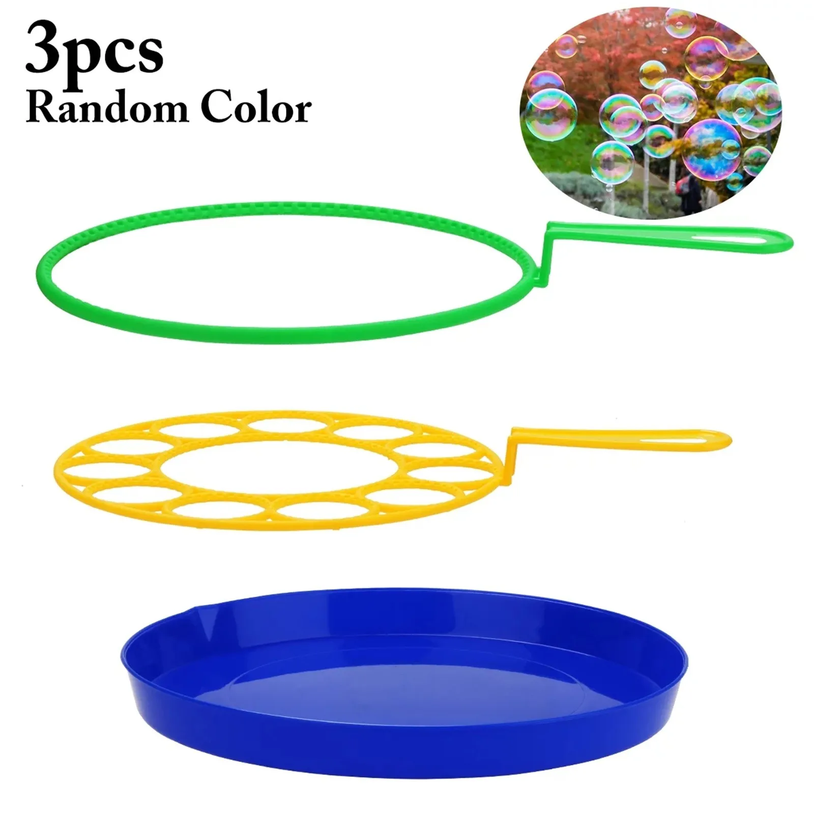 

Bubble Machine Blowing Bubble Tool Soap Bubble Maker Blower Set Big Bubble Dish Outdoor Funny Gift Toys For Children Bubble Wand