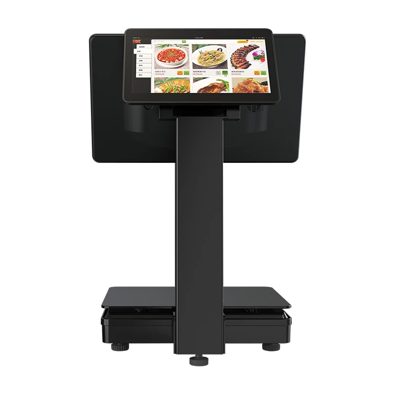 

New Design Android 10.1/15.6 Inch Touch Screen Weighing Scales All In One Electronic POS Scale with barcode sticker printer