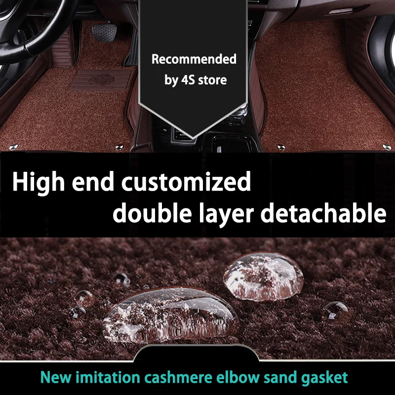 

Double Iayer Car Floor Mats for RENAULT Alpine Gta Turbo Master Kangoo ARKANA Customized Full Coverage