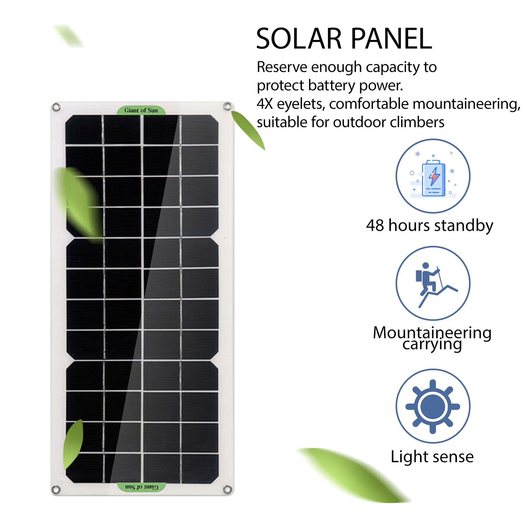 30 Вт солнечная панель для автомобиля фургона лодки каравана кемпера непрерывная