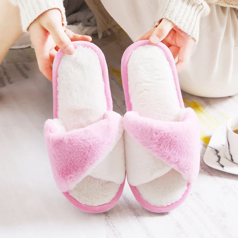 

Женские зимние тапочки 2022, женские пушистые теплые плюшевые домашние тапочки, легкие мягкие удобные тапочки, женские Тапочки