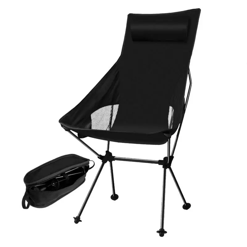 

Supports 330lbs 600D Travel Folding Chair Detachable Aviation Aluminum Alloy 1.3kg Outdoor Camping Fishing Chair Beach Hiking