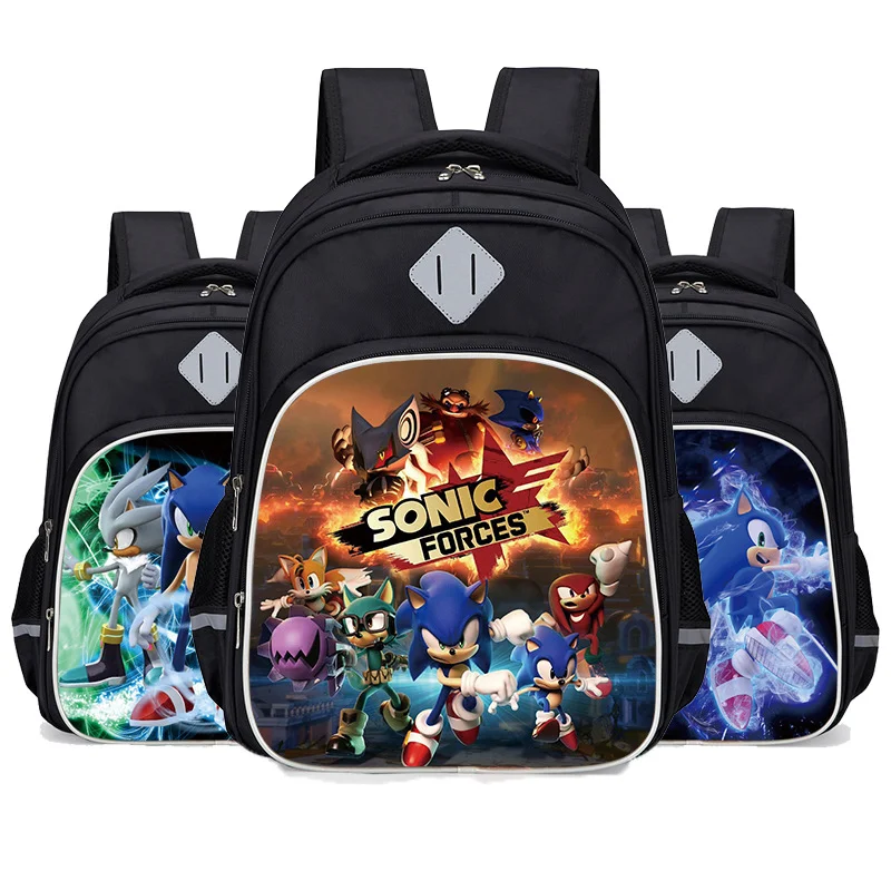 

Cartoon School Bag Sonic The Hedgehog High-value Creative Game Peripheral Fashion Personality Large-capacity Computer Backpack