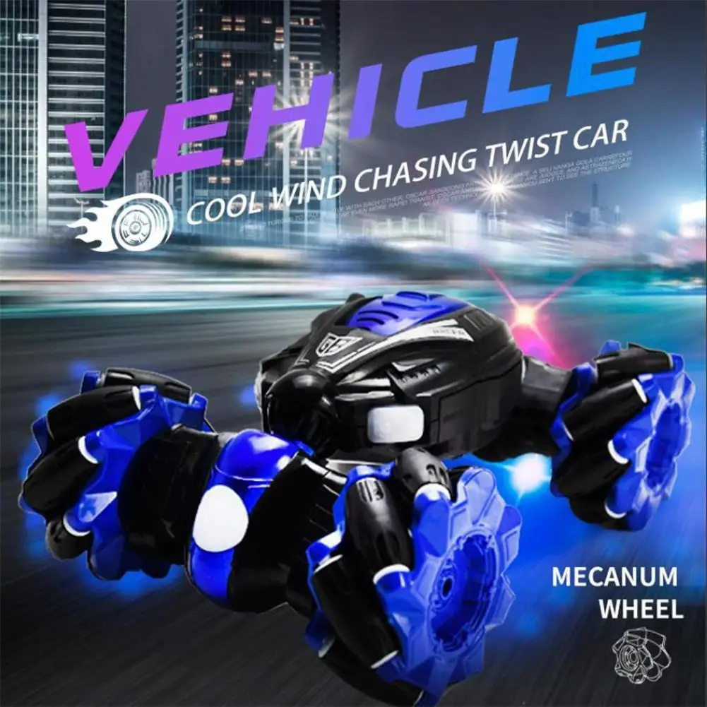 

Автомобиль с дистанционным управлением 1:16, 2,4 ГГц, с музыкальсветильник кой, полноприводный жест, индукционный трюк, твист-Дрифт, Радиоуправ...