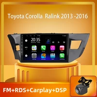 android10 2 din car radio for toyota corolla ralink 2014 2016 4g net wifi multimedia video rds dsp player gps navigation mp5 dvd