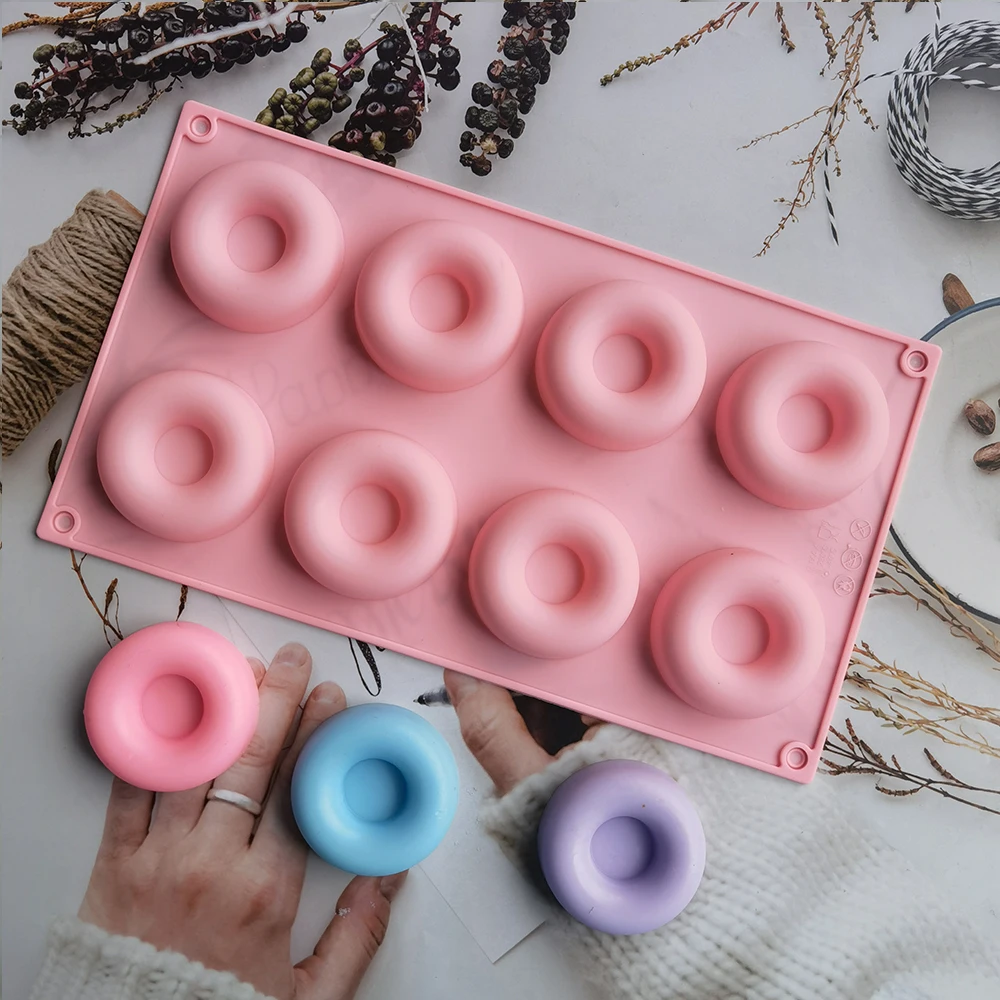 

Silicone Donut Mold Non-Stick Doughnut Pastry Molds Baking Pan Chocolate Cake Dessert DIY Biscuit Bagels Muffins Donuts Maker