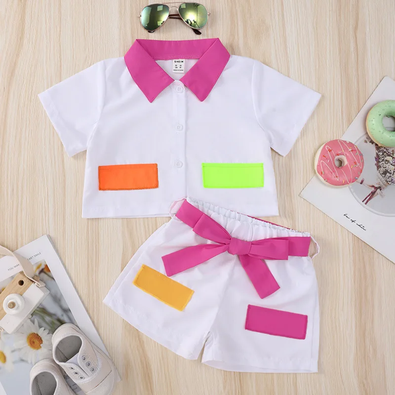 

Комплект летней одежды из 2 предметов для мальчиков, с коротким рукавом