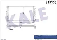 

348305 for engine water radiator PASSAT