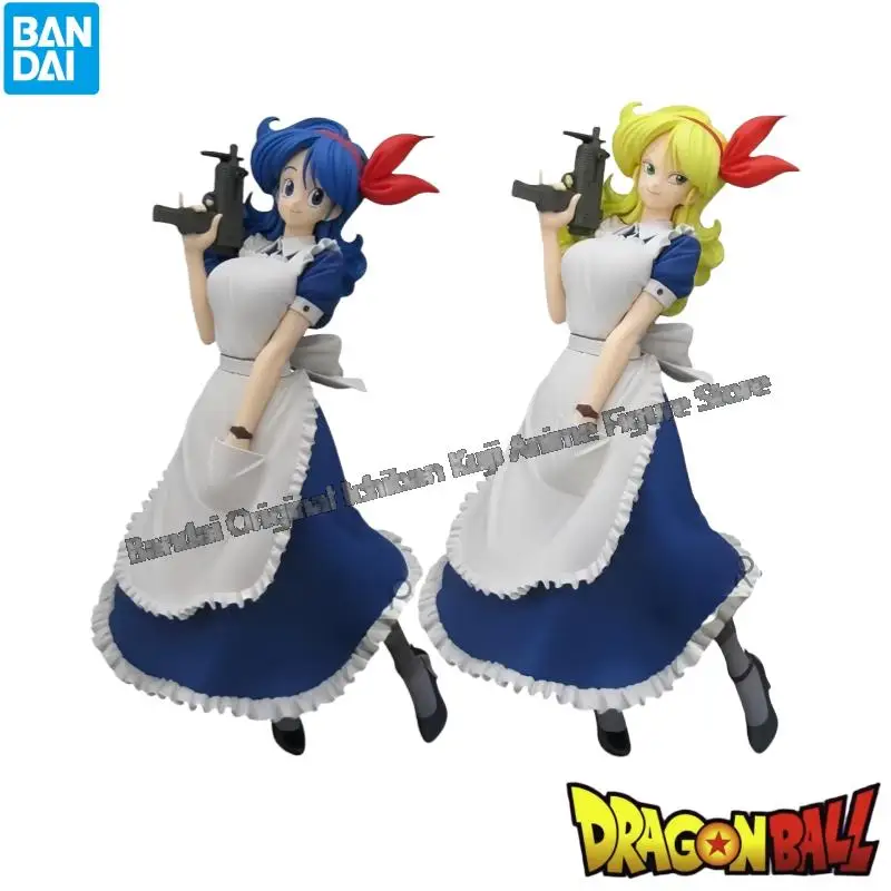 Фото В наличии: Оригинальная коллекционная фигурка-статуэтка Bandai (Ланч, Бульма) из аниме Dragon Ball, модель Garage Kit, в оригинальной коробке. №2