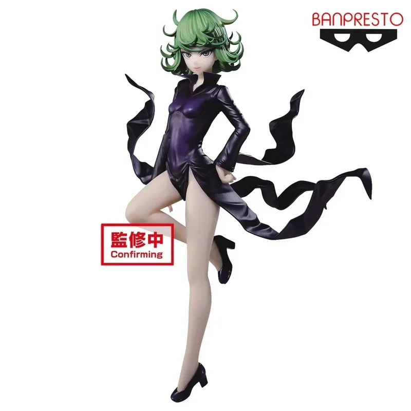 

Bandai Original Espresto One Punch Man Terrible Tornado Tatsumaki Pvc Action Figure Collectible Model Toy Gift