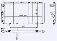 

0505081PA for engine radiator R21 OPTIMA MANAGER CONCORDE (1 SIRA CU + PL)/(1 SIRA ×)