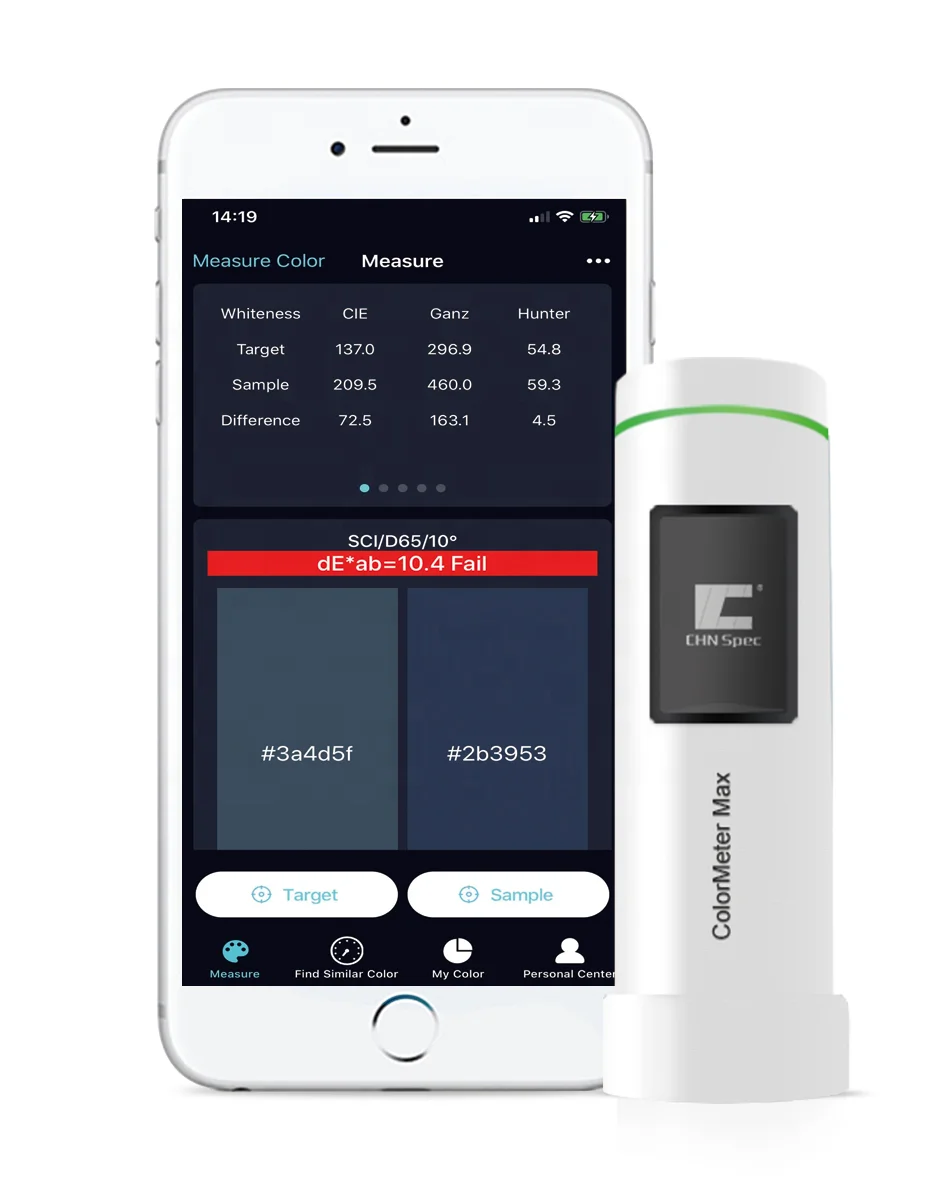 Хроматический счетчик/портативный счетчик разницы в цветах/ColorMeter MAX