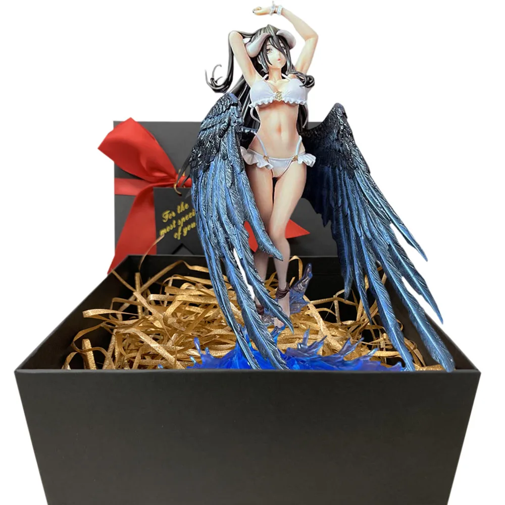 

Hentai Figure Cast off Figurine Albedol 32CM Lewd Anime Character Collectible Model Gift Toy.