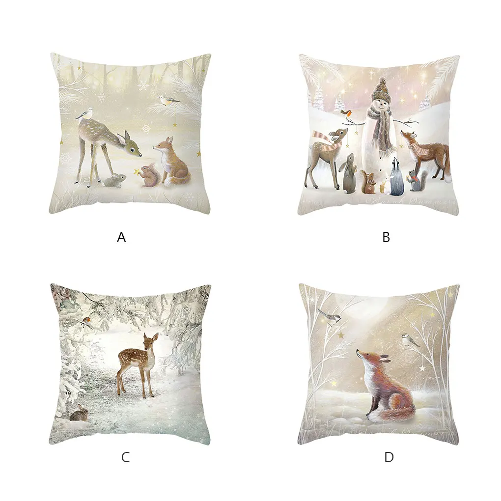 

Рождественская Подушка Чехол Рождество фестиваль вечерние ринка Свадьба наволочка для дома офиса диван кровать Декоративная Подушка Чехо...