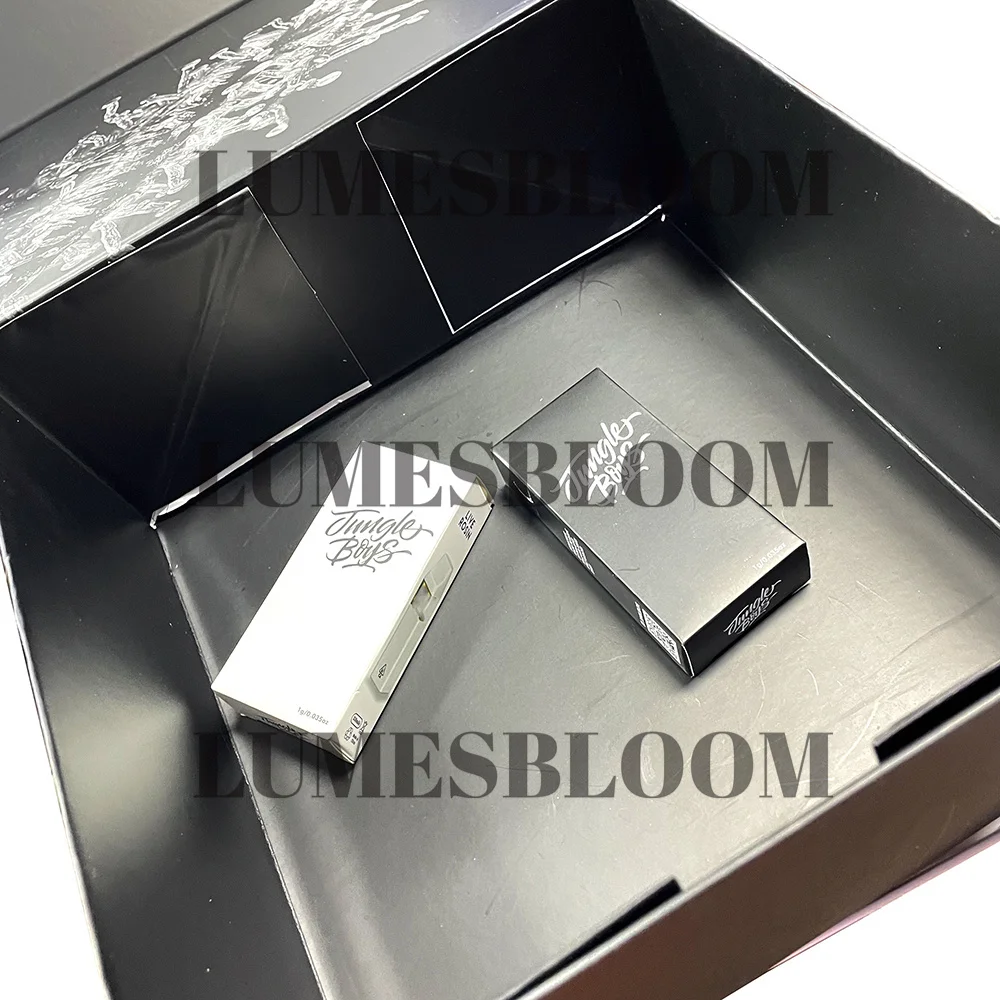 

1 мл пустой картридж Jungleboyz, белая черная бумажная упаковочная коробка, складной контейнер для хранения, слот для карт, коробки на заказ