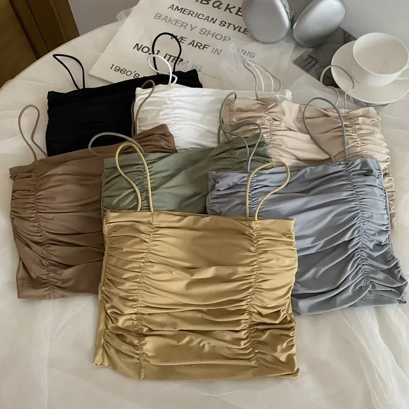 Женские укороченные топы сексуальная майка для леди летние топы-трубы с чашками