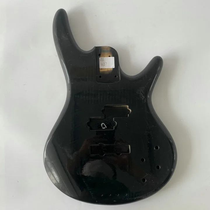 Корпус бас-гитары Ibanez глянцевого черного цвета в стиле PJBASS, оригинальный ibz, из массива дерева, произведенный с разрешения в Китае.