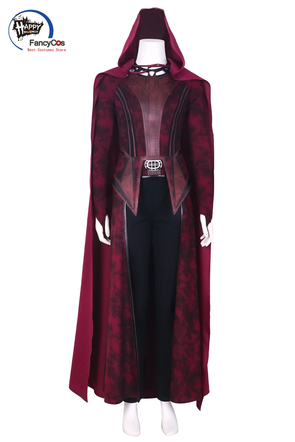 Алая косплей ведьма Maximoff Wanda видение Косплей Костюм Маска наряды Хэллоуин