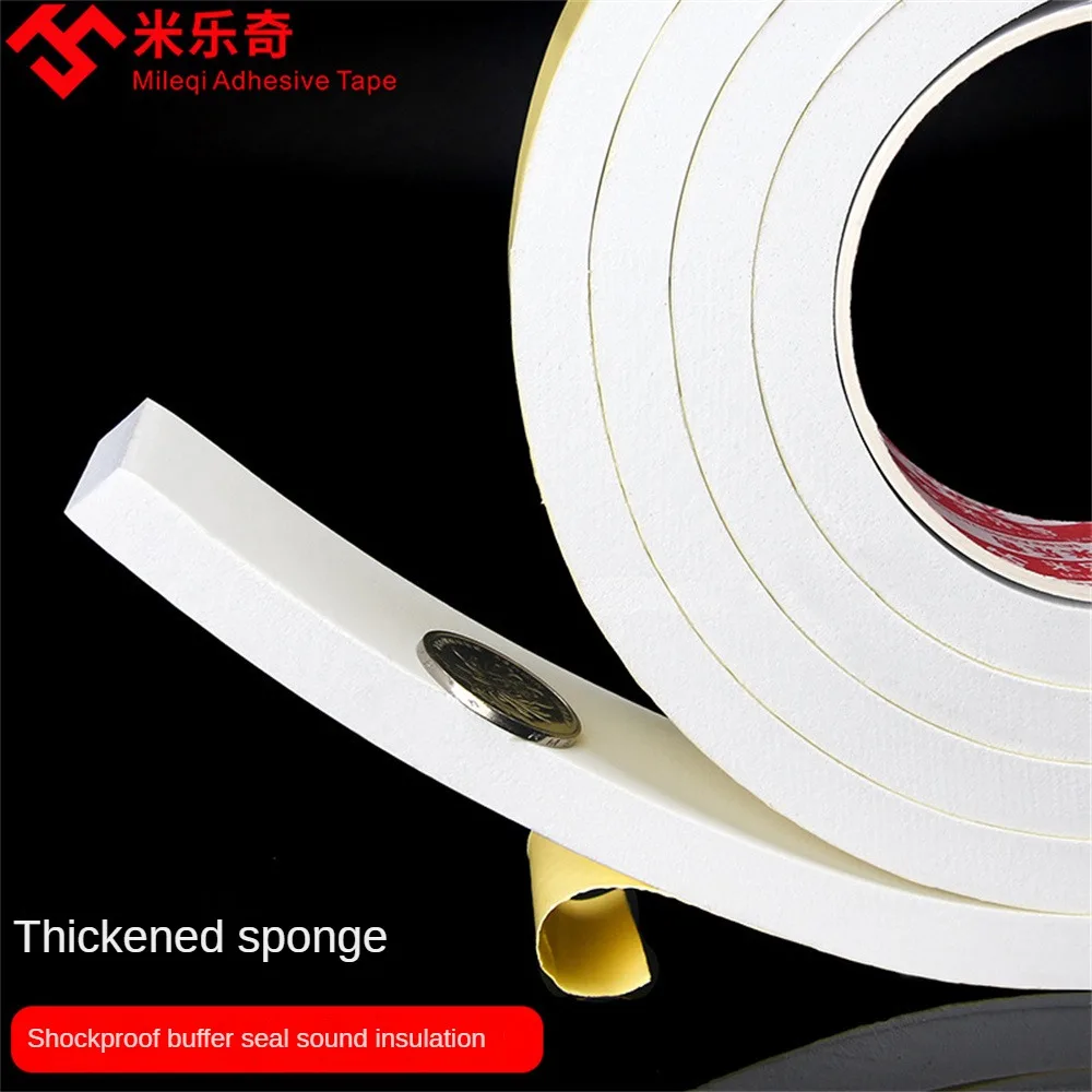 

Single-sided Sponge Glue Eva Factory Direct Sales Mute Tape Sealers Insulation Foam Glue 1pcs Sponge Tape High-stick 2m Hardware
