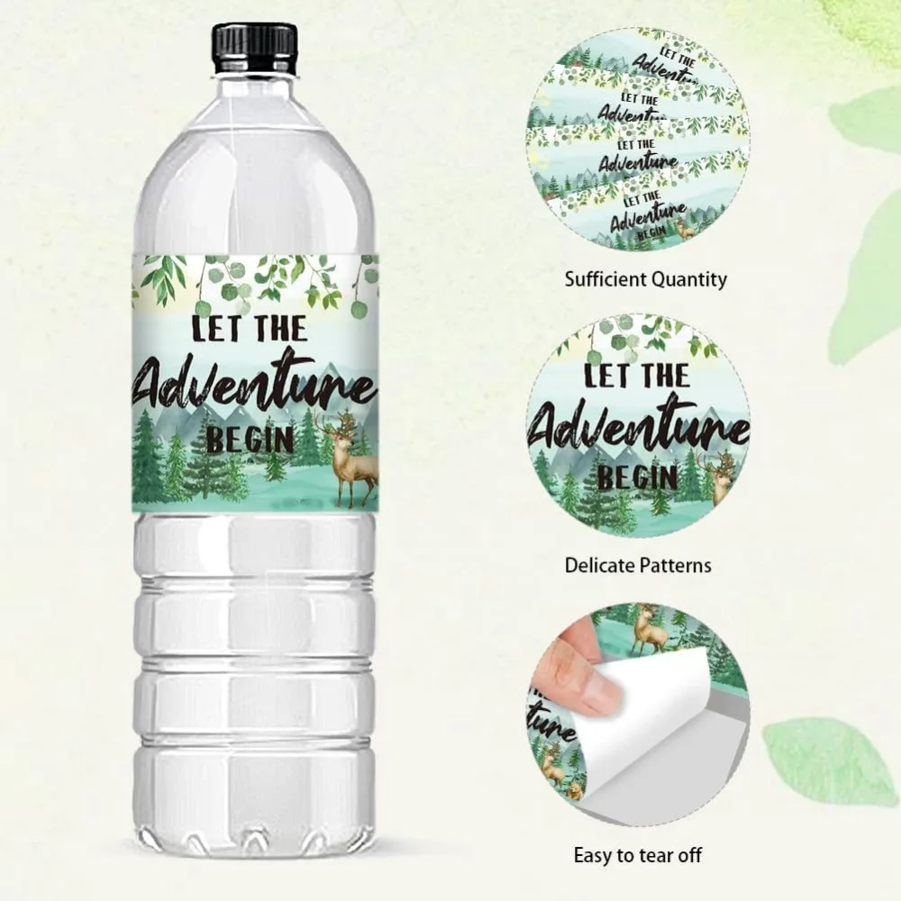 30 шт. этикетки для бутылок с водой водонепроницаемые 21 6x6 4 см/8 5x2 5 дюйма