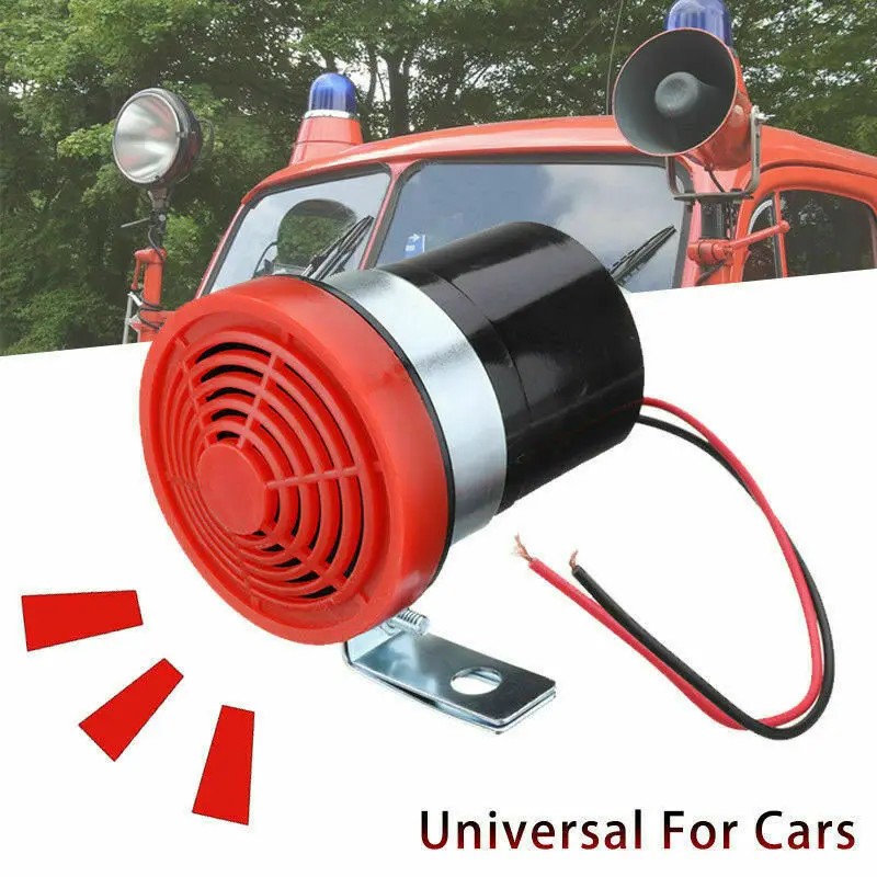 

Universal Car Alarm Horn Durable Long Life Warn Beeper Buzzer Portable Reverse Siren