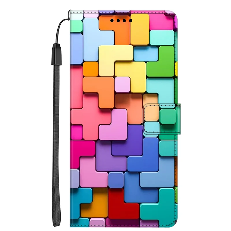 Фото Кожаный чехол для Asus Zenfone ZB601KL, ZB602KL, ZB555KL, мраморный Магнитный кошелек, флип-чехол для ZB631KL, ZB633KL, ZB634KL, оболочка №5