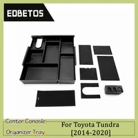 tundra center console organizer armrest hidden storage box for toyota tundra 2014 2020 car accessory auto armrest holder box