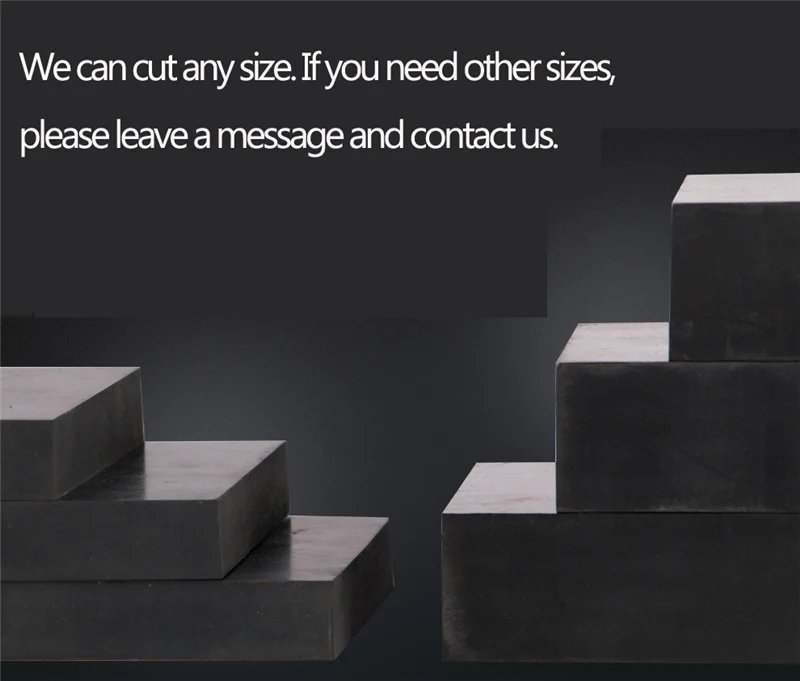 Черный промышленный резиновый блок эластичная противоскользящая демпфирующая