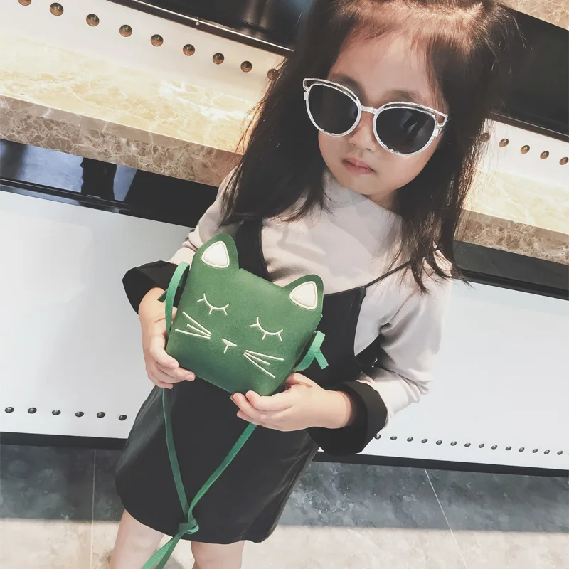 Kids Bag Cat Handbag For Young Girls Mini Bags Children's Cute Things Class Messenger New Style Girl Handbags Princess Kids'