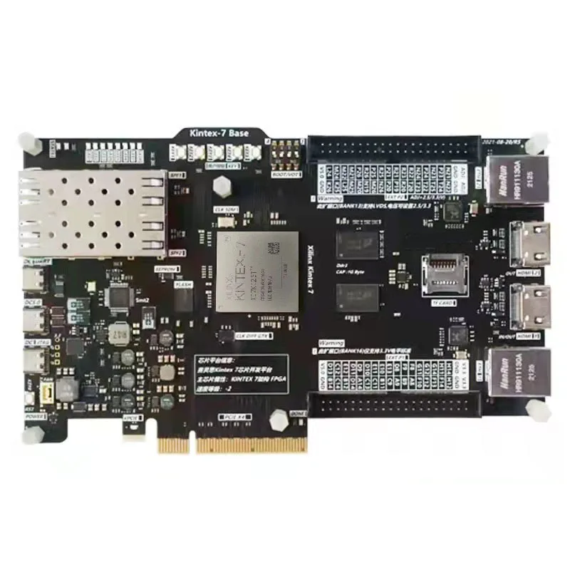

Новый FPGA Xilinx Kintex-7 XC7K325T PCIE макетная плата с двумя гигабитными портами Ethernet, двойным 10-гигабитным SFP + оптический