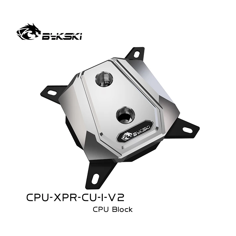 Bykski CPU Water Block Use for INTEL LGA 1700 1200 1150 1151 1155 1156 /2011/2066 Full Metal Cooled Radiator CPU-XPR-CU-I-V2 enlarge