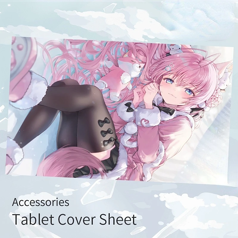 

DIY Hololive Vtuber Theme OSU Tablet Cover Sheet Protective Film For Wacom CTL-471/472/480 Digital Graphic Drawing Tablet Pad