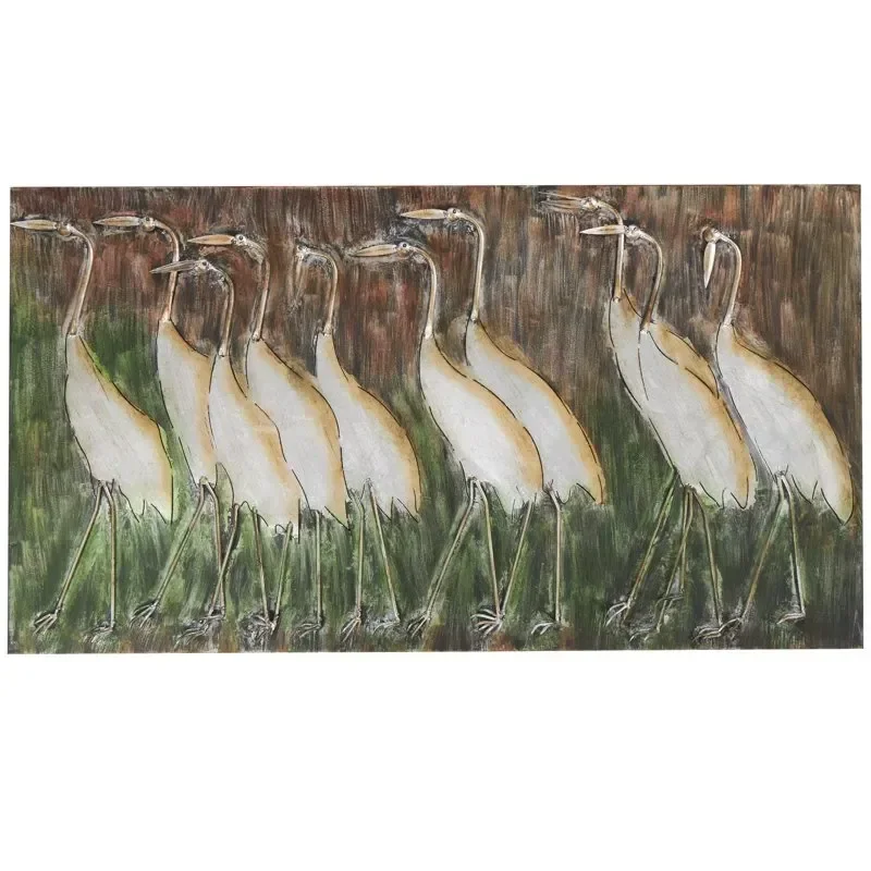 

Brown Metal Bird Wall Decor For Home Wall Decoration