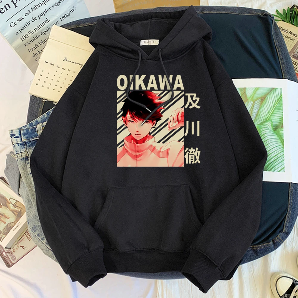 

Мужские толстовки с длинным рукавом Аниме Haikyuu Oikawa Tooru с принтом мужские большие размеры мягкие свободные свитшоты флисовые толстовки