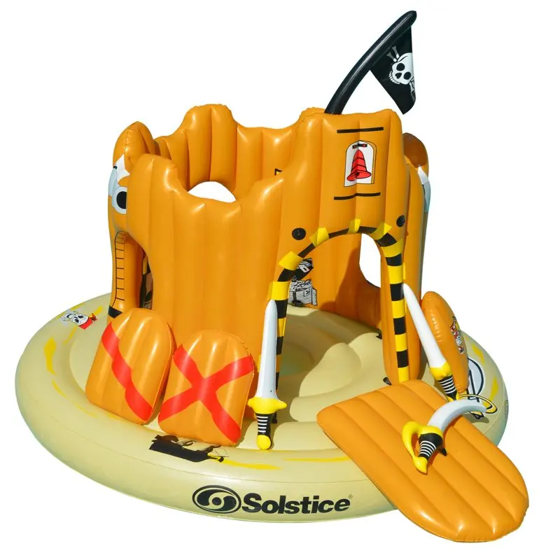 

Vinyl Pirate Inflatable Play Center Pool Float, Multicolor