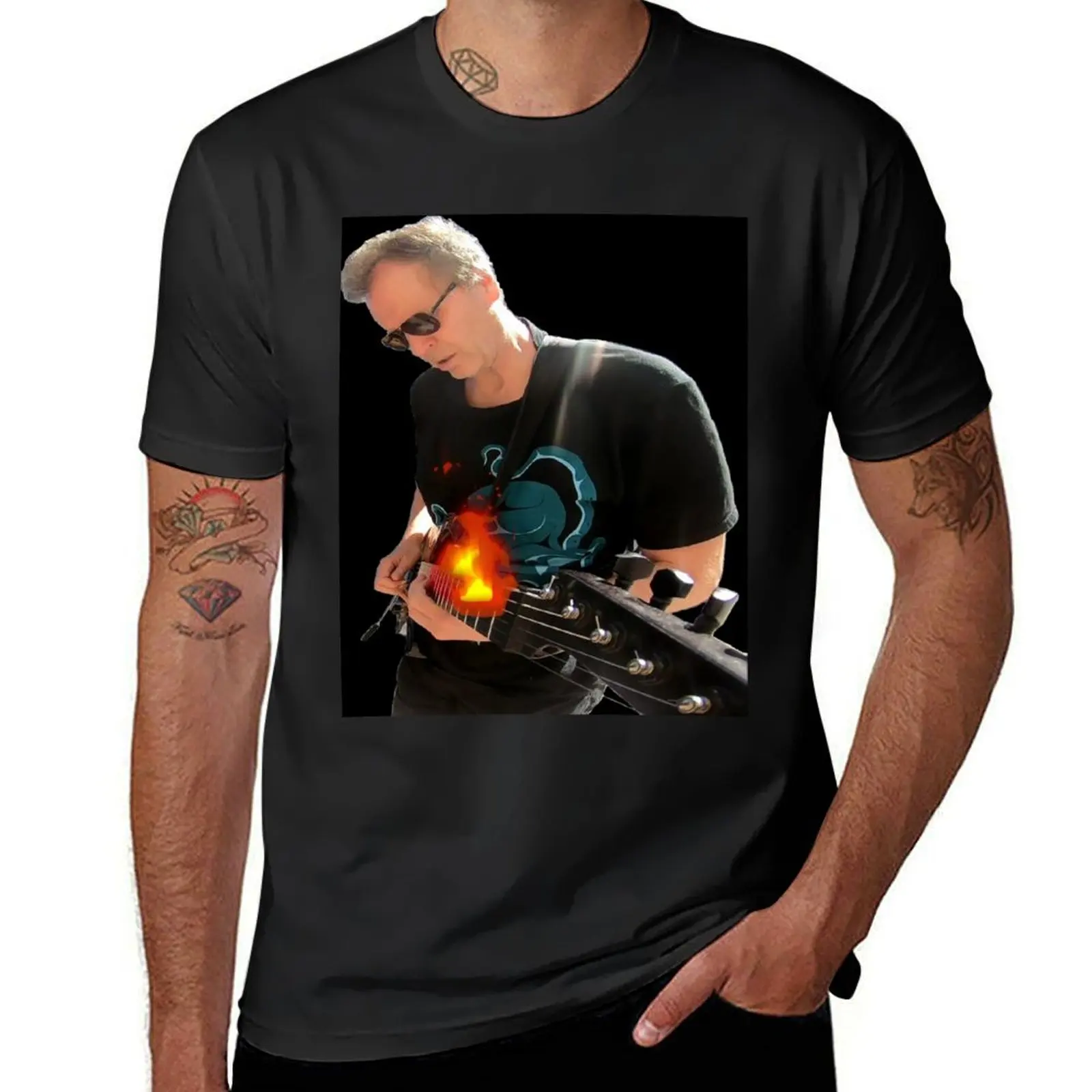 Shatnershairpiece работает на горячей гитаре! Футболка милая одежда новое издание